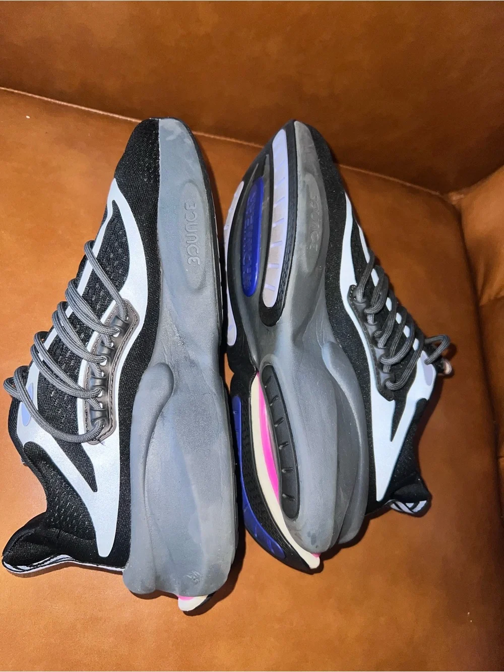 adidas AlphaBoost V1 'Black Blue Fuchsia' men’s size 8